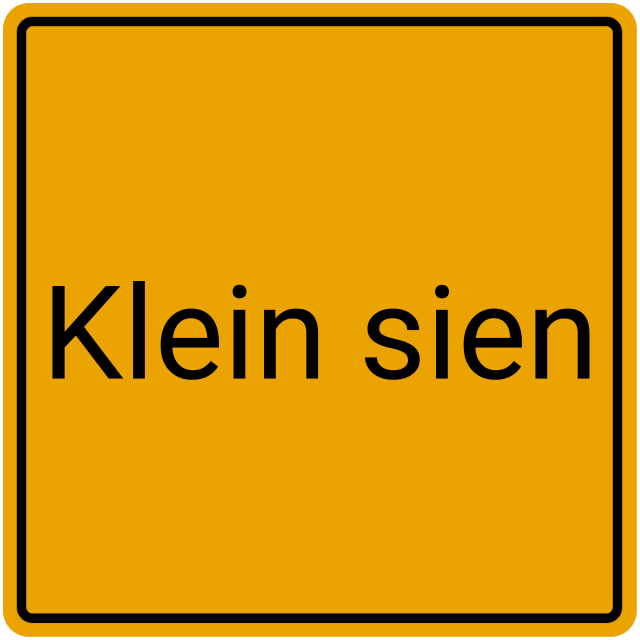 Meldebestätigung Klein Sien